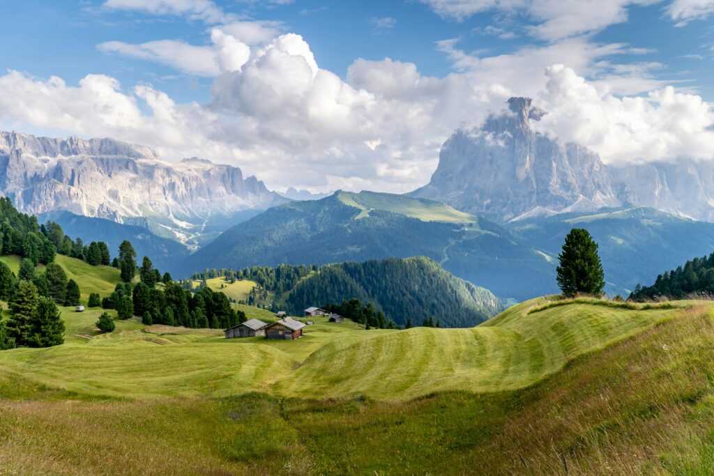 Dolomieten italie uitzicht op de dolomieten
