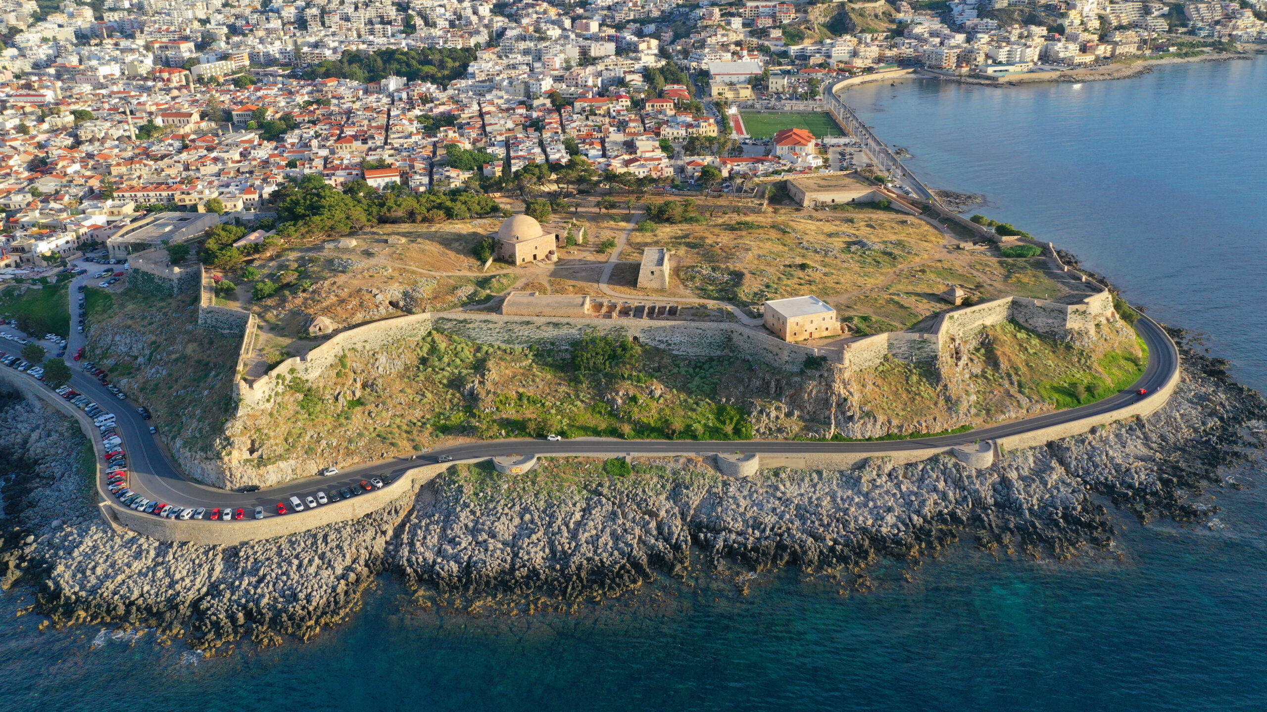 Fortezza van boven af gezien. Een Week in Rethymnon: De Ultieme Reisgids voor Kreta