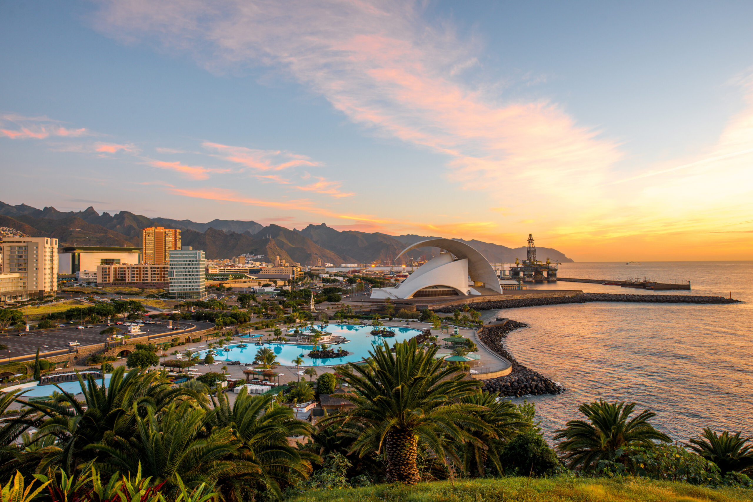 santa cruz tenerife uizicht op de stad
